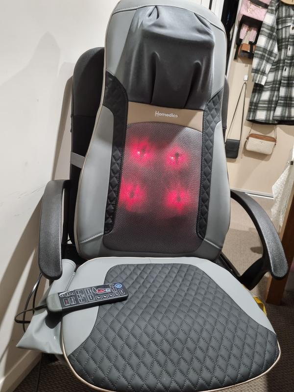 HoMedics Shiatsu Elite II Massage Cushion with Soothing Heat MCS-845HJ,  Color: Gray - JCPenney