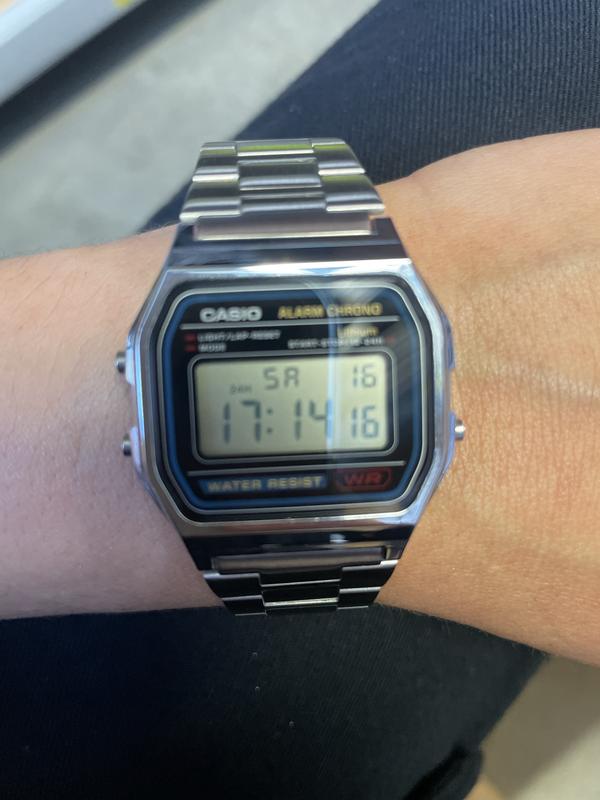 Casio A158WA 1 Silver Stainless Steel Digital Watch MYER