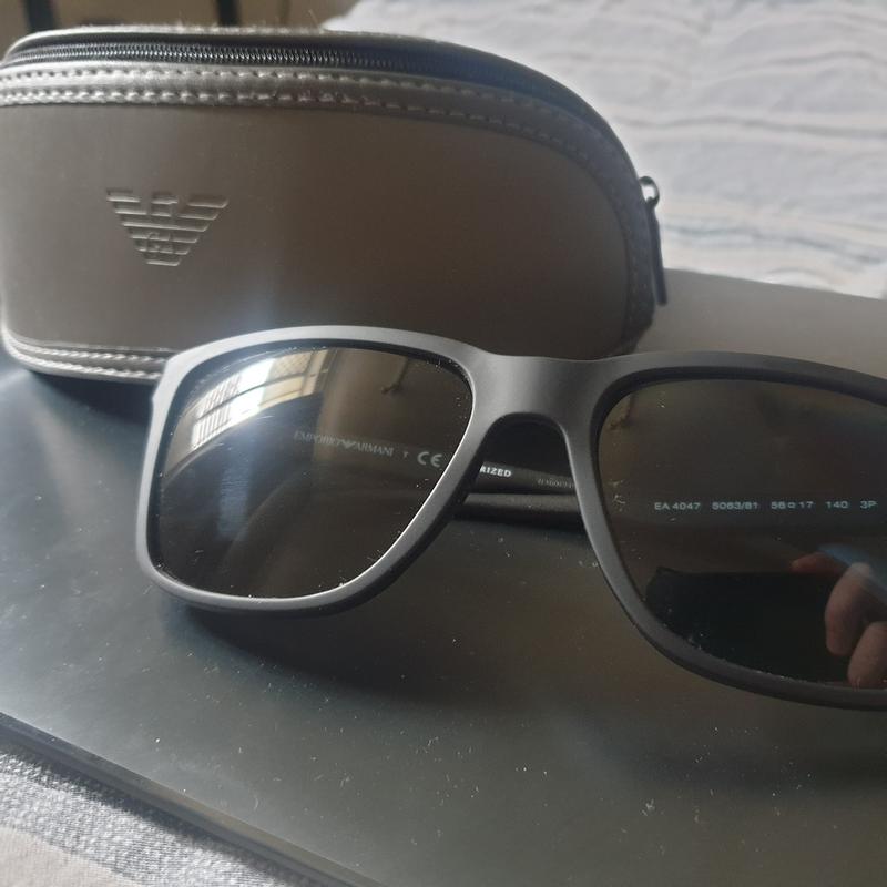 Giorgio Armani EA4047 Black Polarised Sunglasses | MYER
