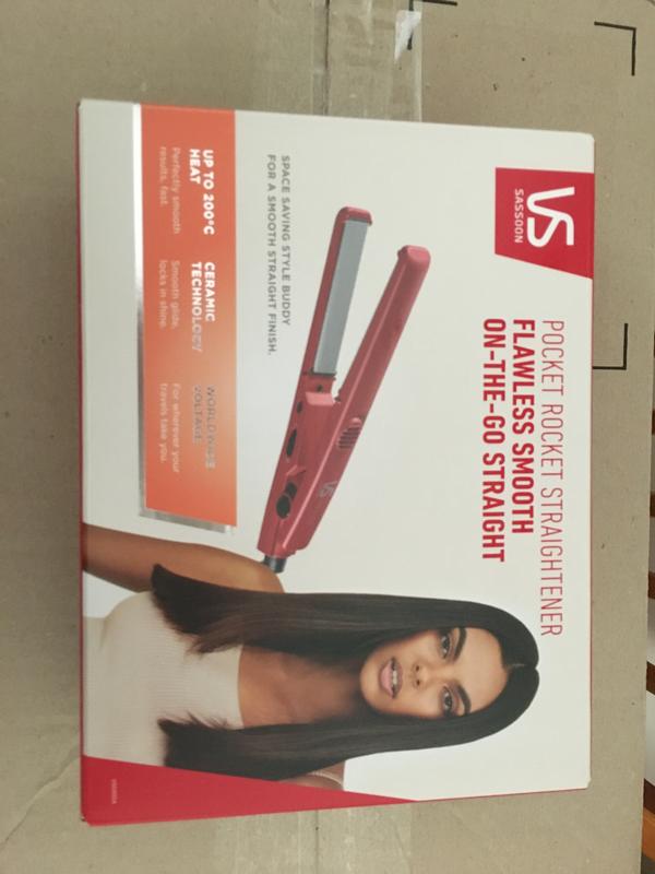 Vs sassoon pocket clearance rocket minipro straightener review