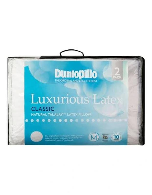 Dunlopillo luxurious latex classic hot sale pillow