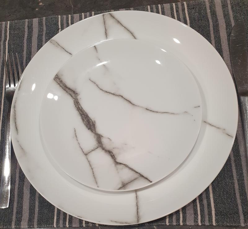 Salt and shop pepper marble plates