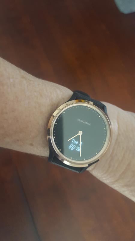 garmin vivomove hr rose black