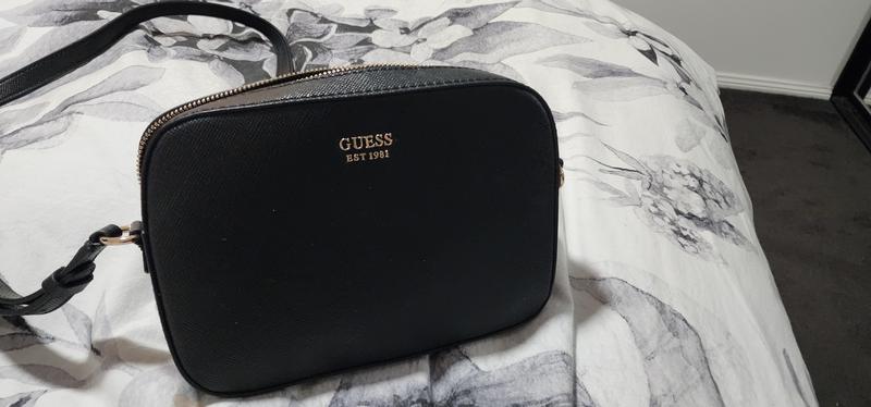 Guess kamryn top 2025 zip crossbody bag