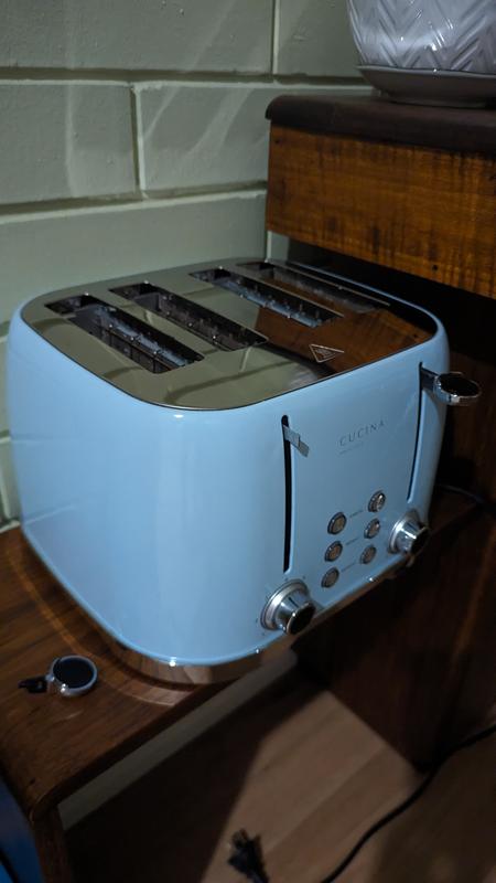 Cucina Prestigio Retro 4 Slice Toaster Blue CT003V
