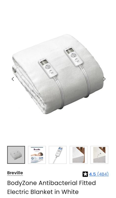 Breville electric best sale blanket queen