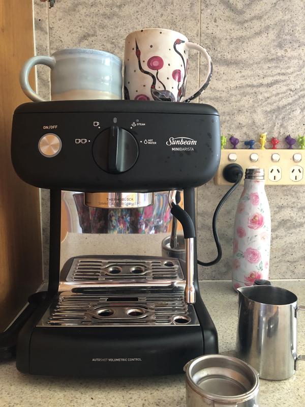 Mini barista coffee machine deals black em4300k