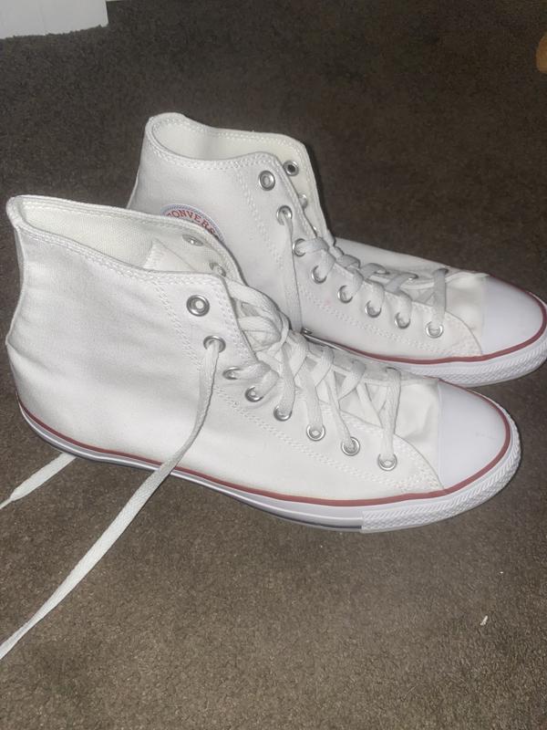 Mens all white on sale high top converse