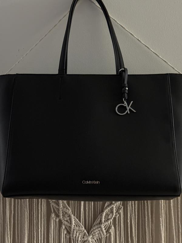 Calvin klein black online tote