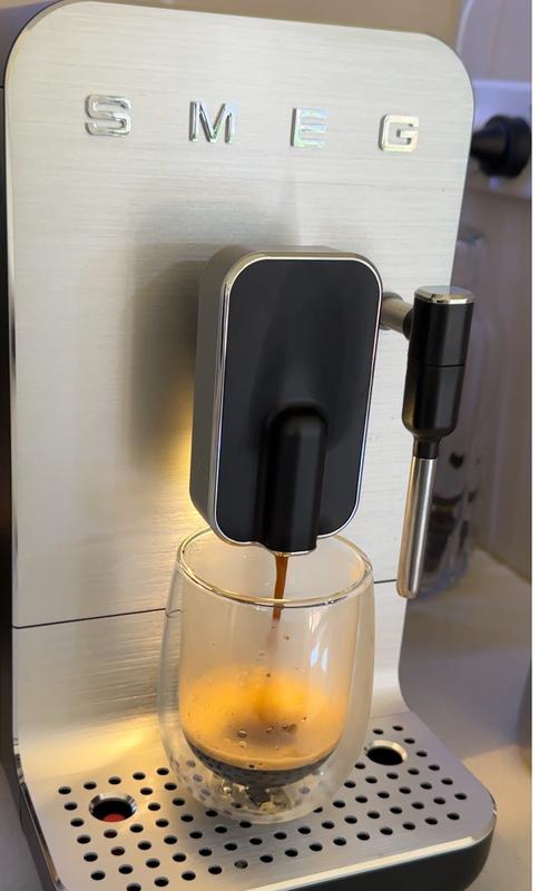 Smeg Automatic Coffee Machine with Steam Wand in Matte Black