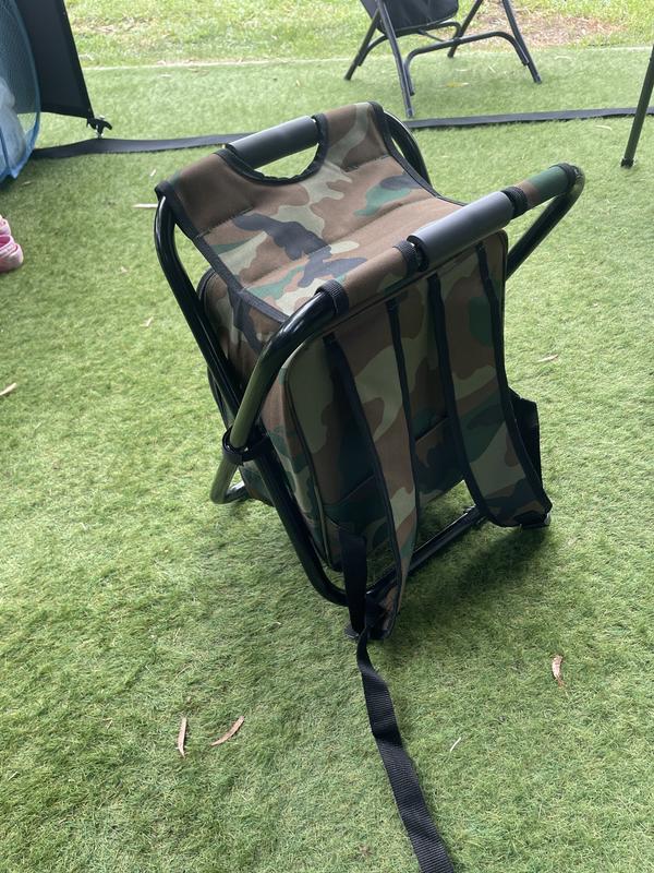 Caribee Camp stool with cooler bag