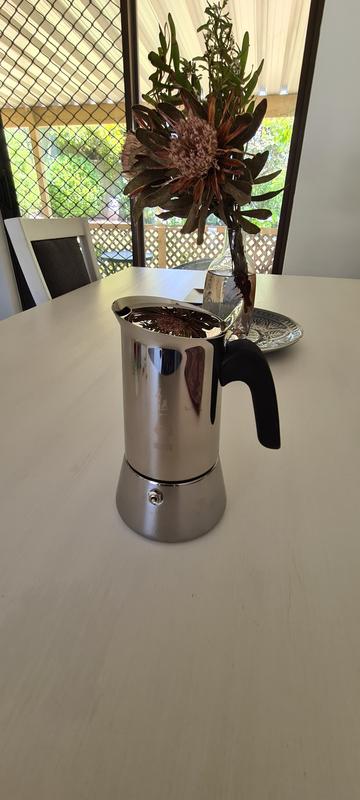 Bialetti Venus Stainless Steel Induction 6 Cup Coffee Pot Silver