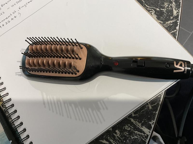 VS Sassoon Mini Straightening Brush VS11PA in Black MYER