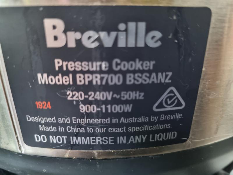 Breville The Fast Slow Pro Pressure Cooker Brushed Stainless Steel