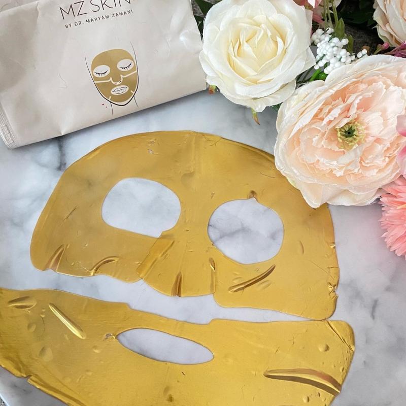 MZ Skin Hydra-Lift Golden Facial Treatment Mask (Pack of 5