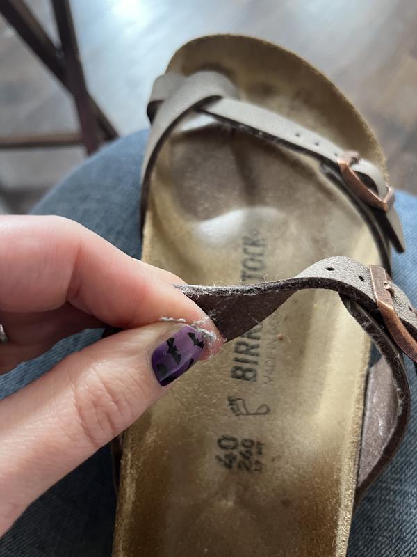 Great Sandal Except for Ripping Material Inside