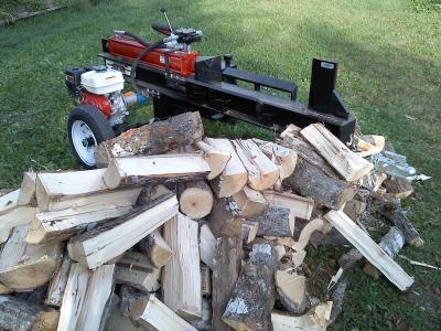 NorthStar Horizontal Log Splitter with Log Lift — 37-Ton, 389cc Honda ...