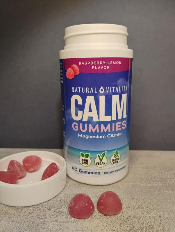 CALM Gummies 240ct – Raspberry Lemon Flavor Magnesium Support