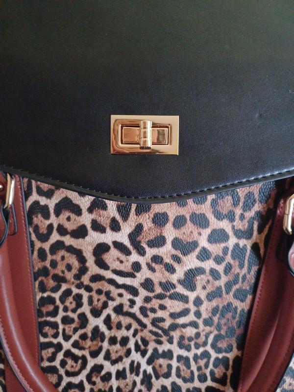 Badgley Mischka Leopard Travel Tote Weekender Bag - 20456806