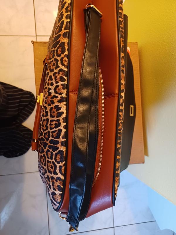 Badgley Mischka Leopard Travel Tote Weekender Bag - 20456806