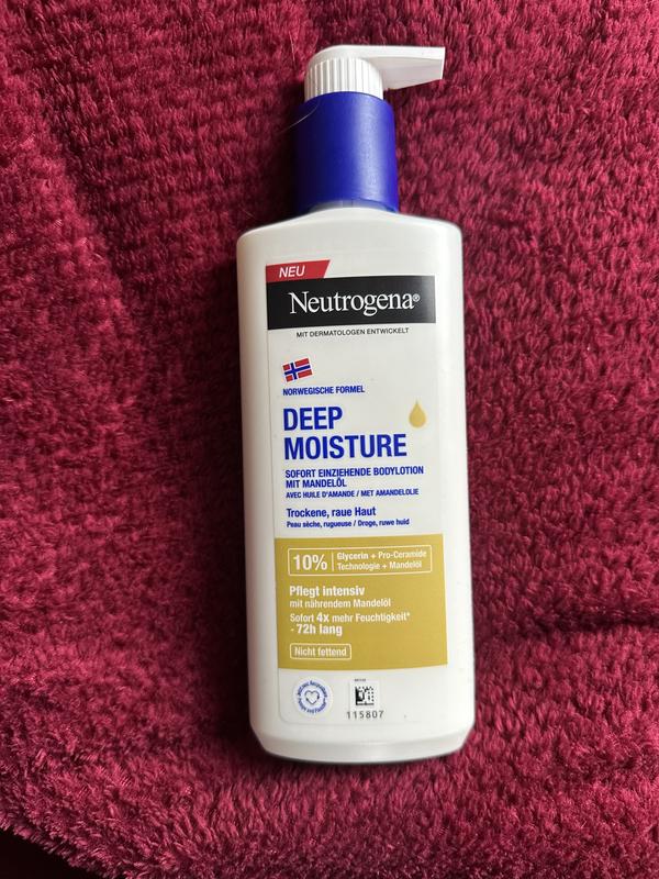 Sofort einziehende Bodylotion mit Mandelöl