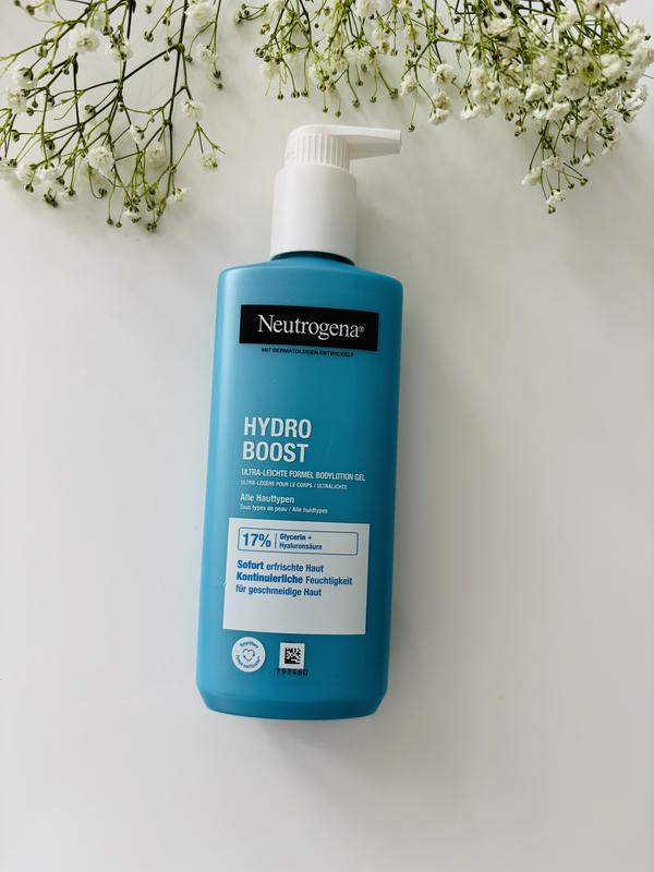 Neutrogena Hydro Boost Körperbalsam Gel Für Trockene Haut, 200 Ml – Spendet Intensive Feuchtigkeit, Kühlend & Langanhaltend