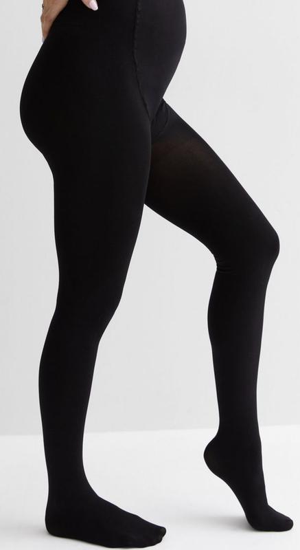 Pack of 2 pairs of opaque Maternity tights - black