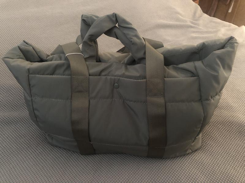 Black Padded Sporty Tote Bag New Look