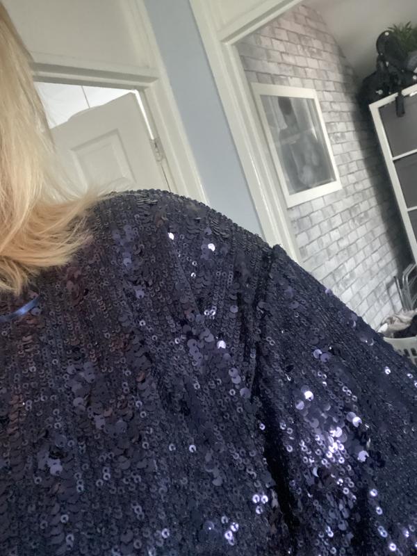Gold Sequin T-Shirt Mini Dress | New Look
