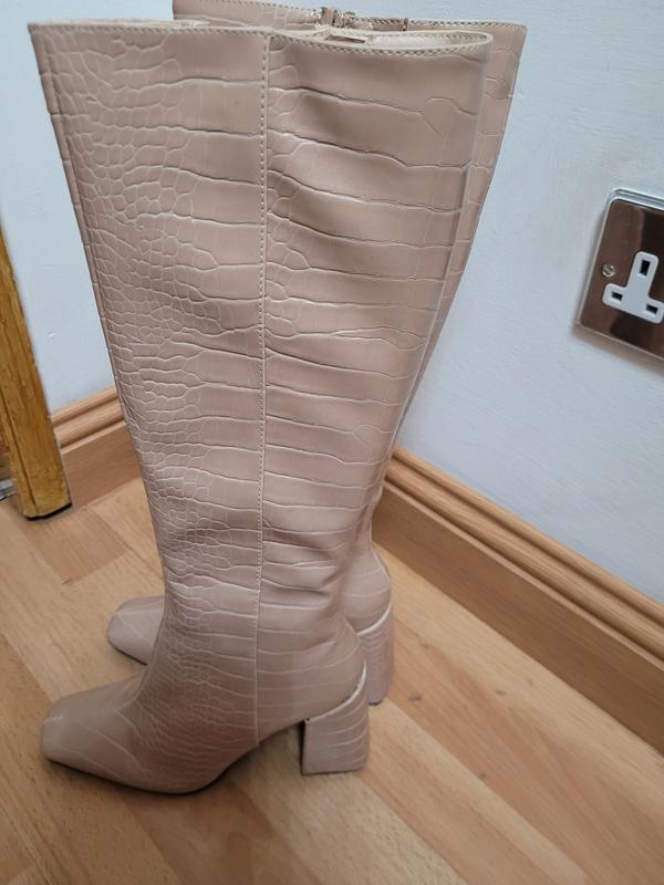 Missguided croc cheap boots