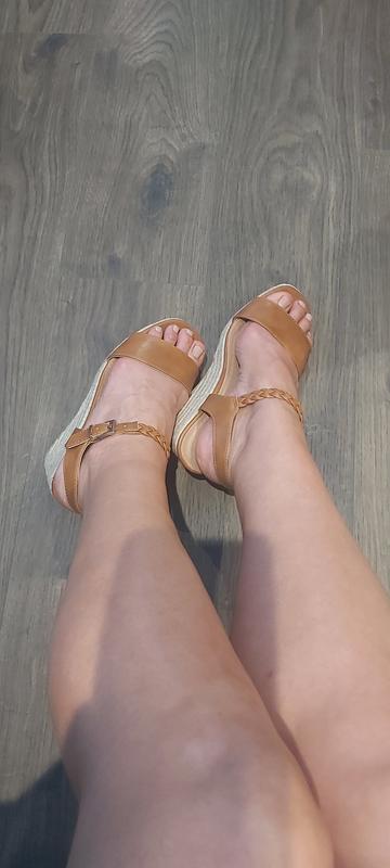 New look clearance tan wedges