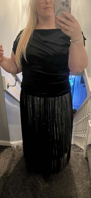 New look glitter outlet skirt review