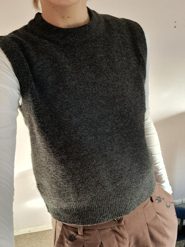 Grey Soft Knit Jumper Vest New Look