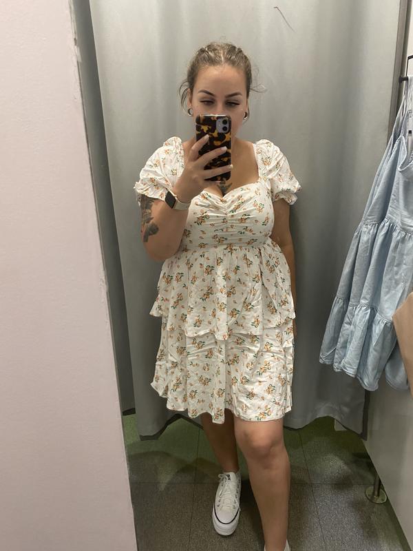 New look peach dress sale