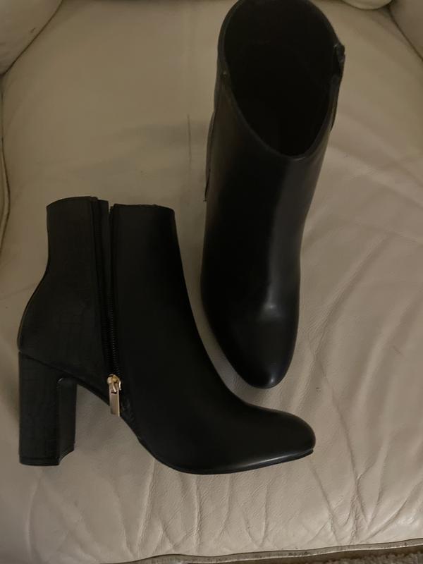 New look croc ankle clearance boots