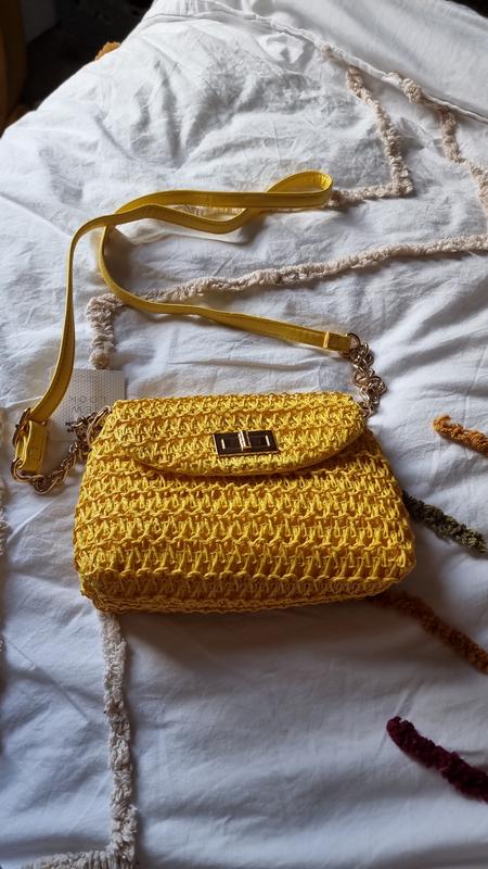 Yellow clutch discount bag new look