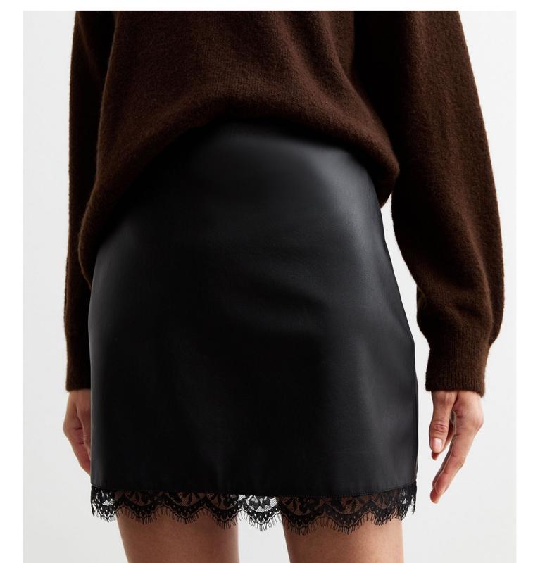New look leather skirt hotsell