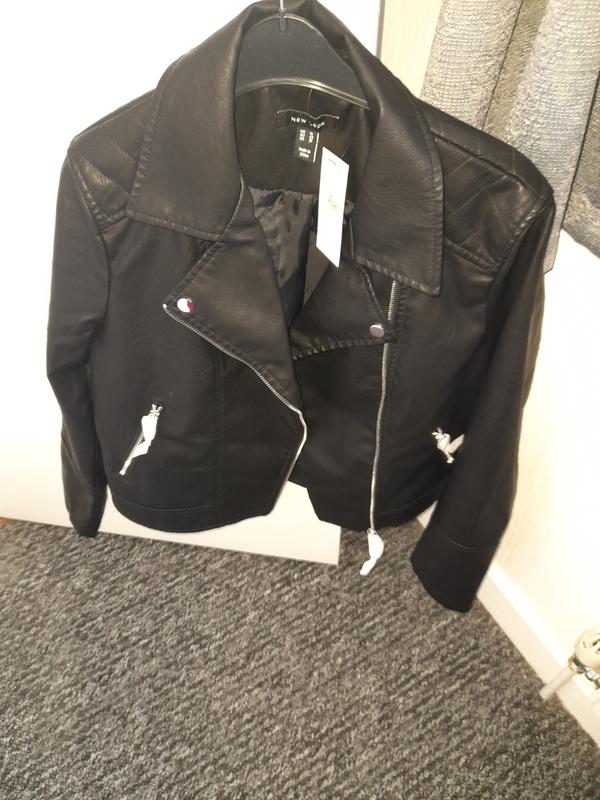 New look pu outlet biker jacket