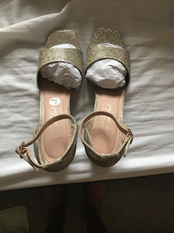 Rose gold cheap sandals new look