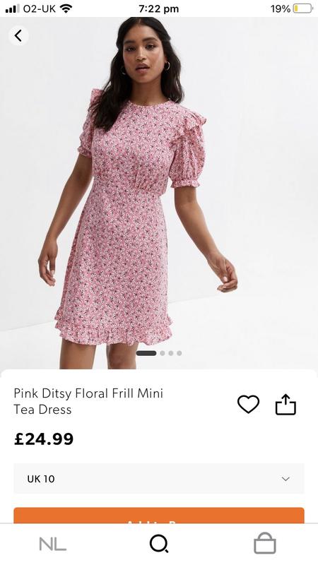 Missguided floral tea clearance dress