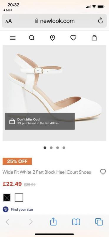 New look wide fit sale party shoes