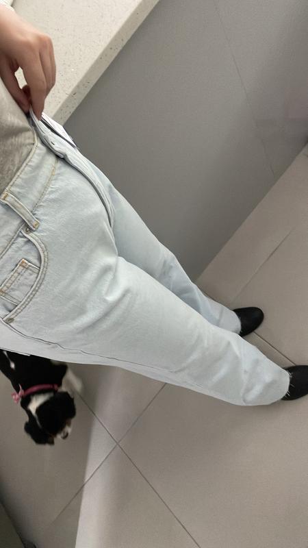 New Look wide leg jean in white