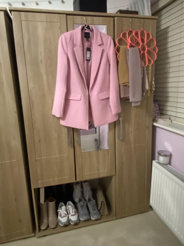 Bright Pink Relaxed Fit Blazer New Look