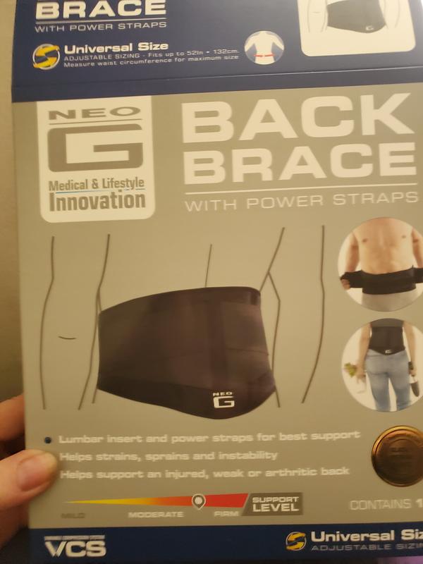 Back Brace Support with Power Straps Neo G UK