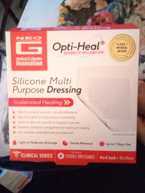Neo G Opti-Heal Silicone Foam Wound Dressing Pk3 - Tesco Groceries