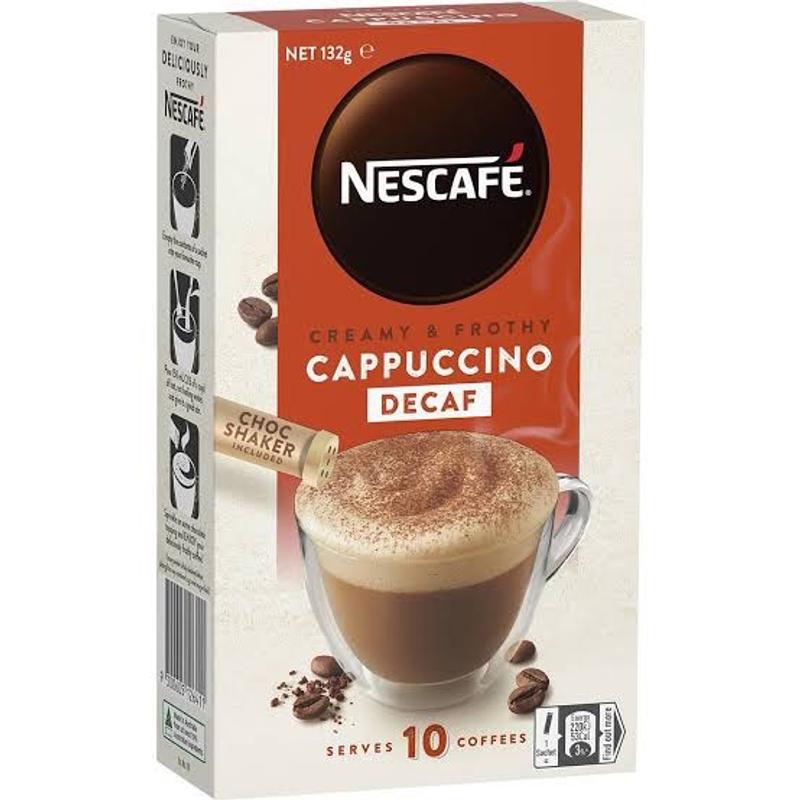 nescafé gold cappuccino entkoffeiniert - decaffeinated coffee sachets