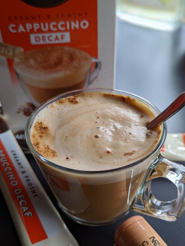 nescafé gold cappuccino entkoffeiniert - decaffeinated coffee sachets