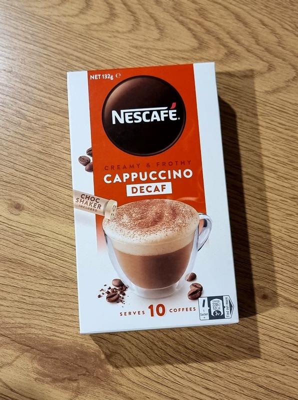 nescafé gold cappuccino entkoffeiniert - decaffeinated coffee sachets