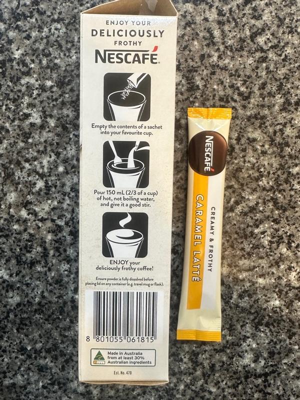 Nescafe Iced Coffee Salted Caramel Sachets 8 Pack is halal suitable