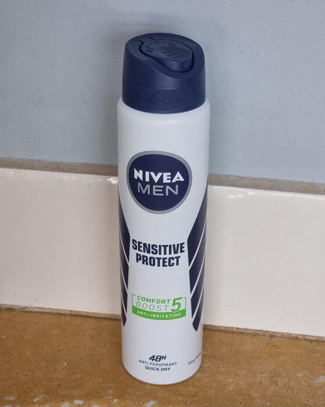 Nivea Men Sensitive Protect Deo-Spray – 48h Schutz Für Sensible Haut, Ohne Alkohol & Farbstoffe